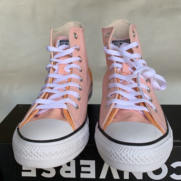 CONVERSE CTAS TWISTED UPPER HI STORM PINK/FUEL ORM - Picture 8 of 12